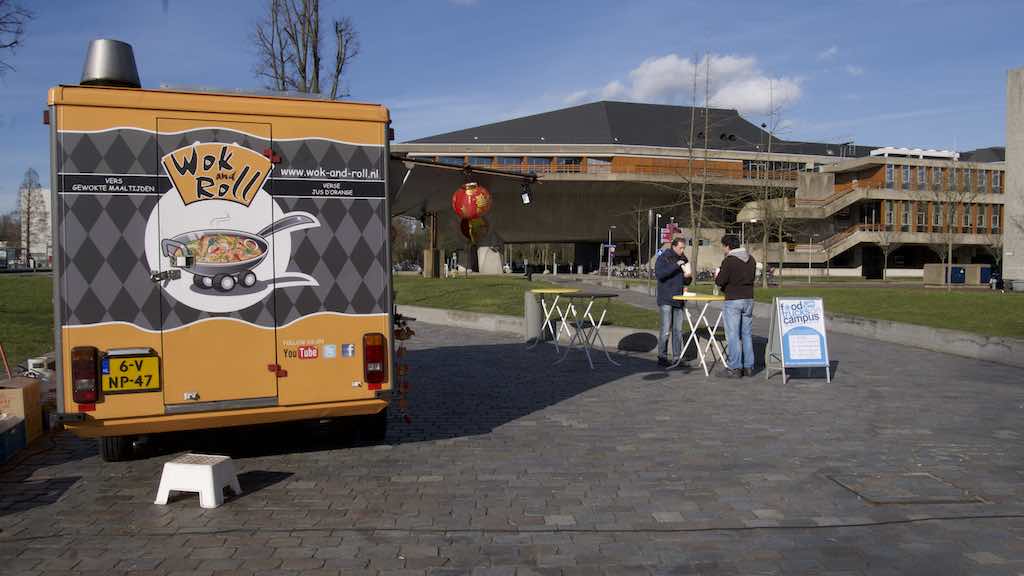 Find your temporary lunch spot on campus here