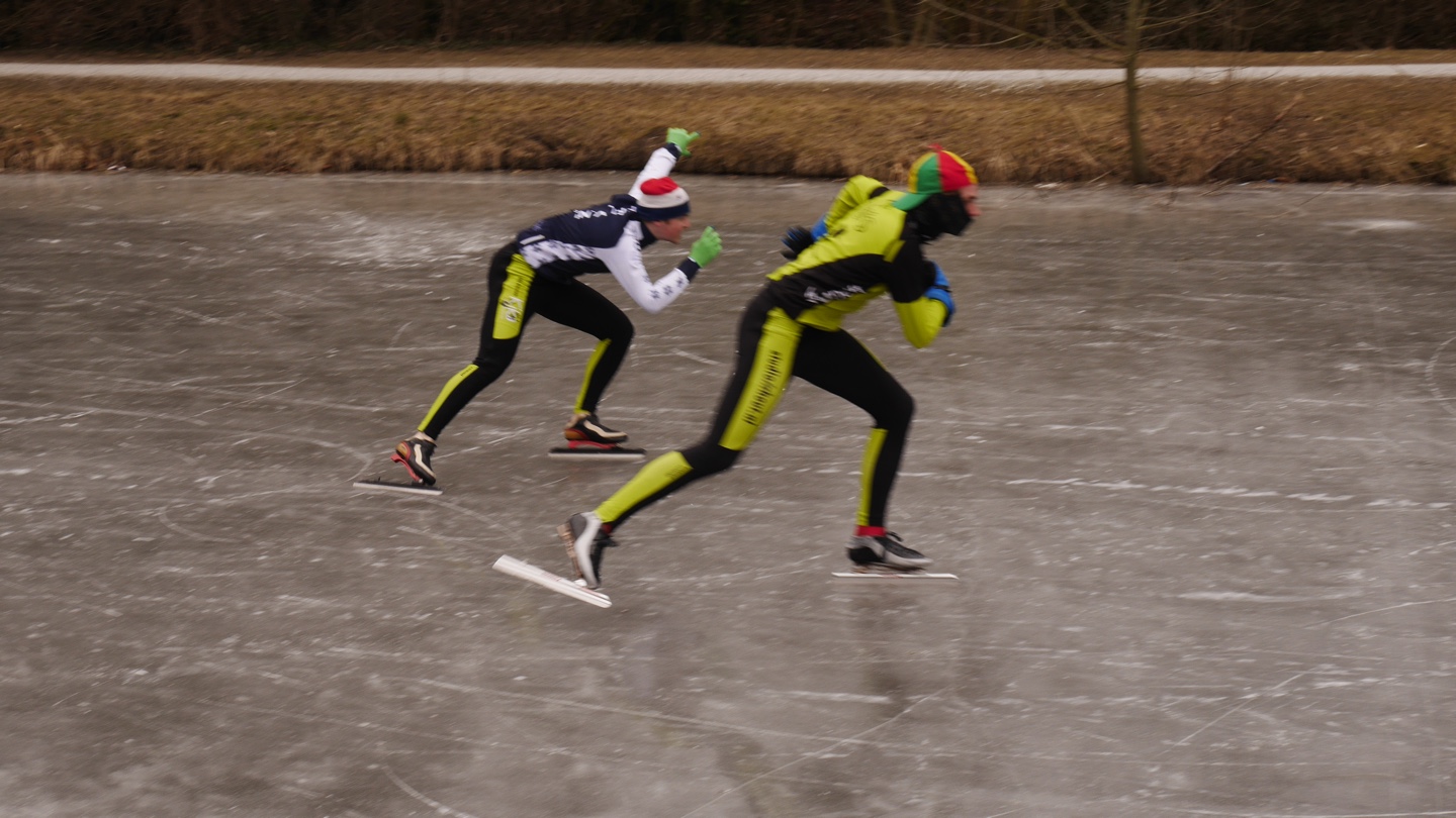 Schaatstoernooi op de campus gereden