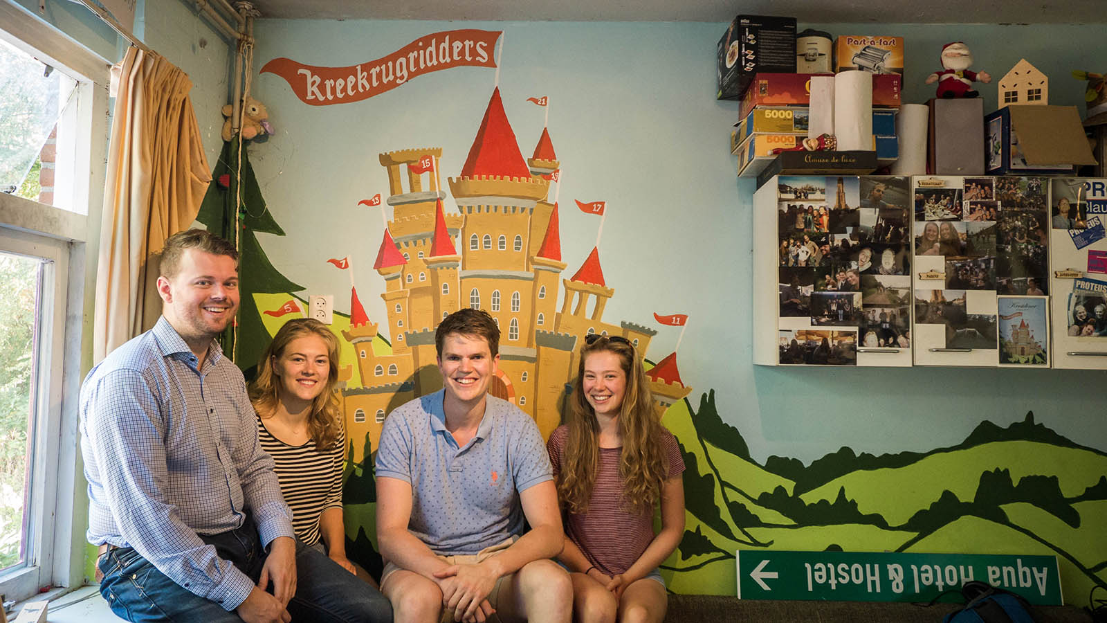 Binnenkijken bij studentenhuizen: De Kreekrugridders