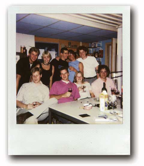 Lepeltje-lepeltje met negen huisgenoten