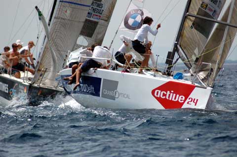 Delftse rookies tussen de zeilprofs