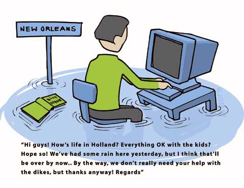 Waar blijft de drab van New Orleans?