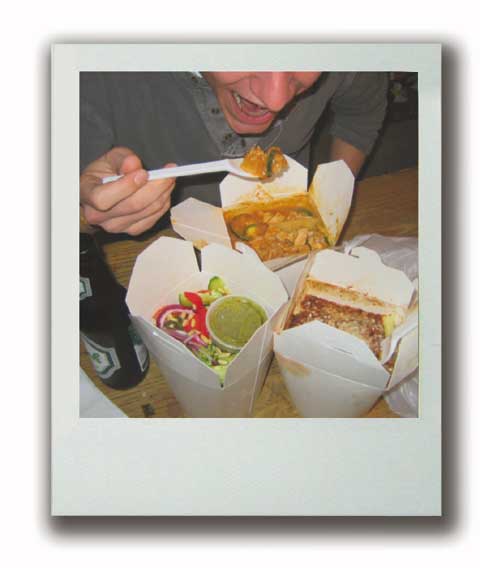 Eten uit een sitcombakje