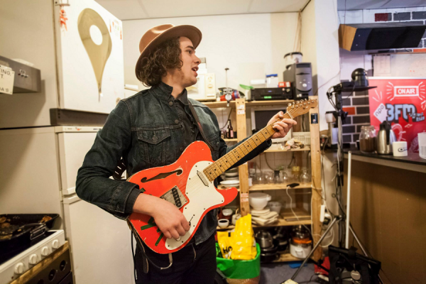 Theater op een bierkratje