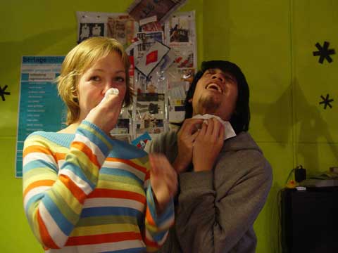 Burka tegen een snotneus