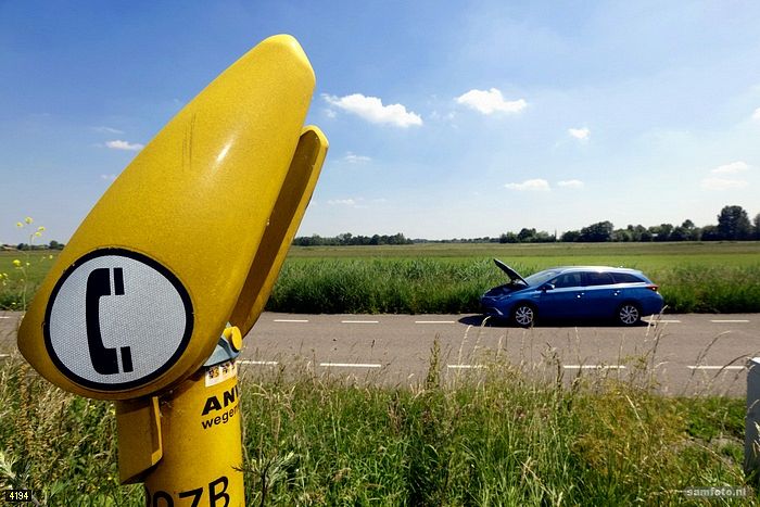 Heb je pech, is de praatpaal weg